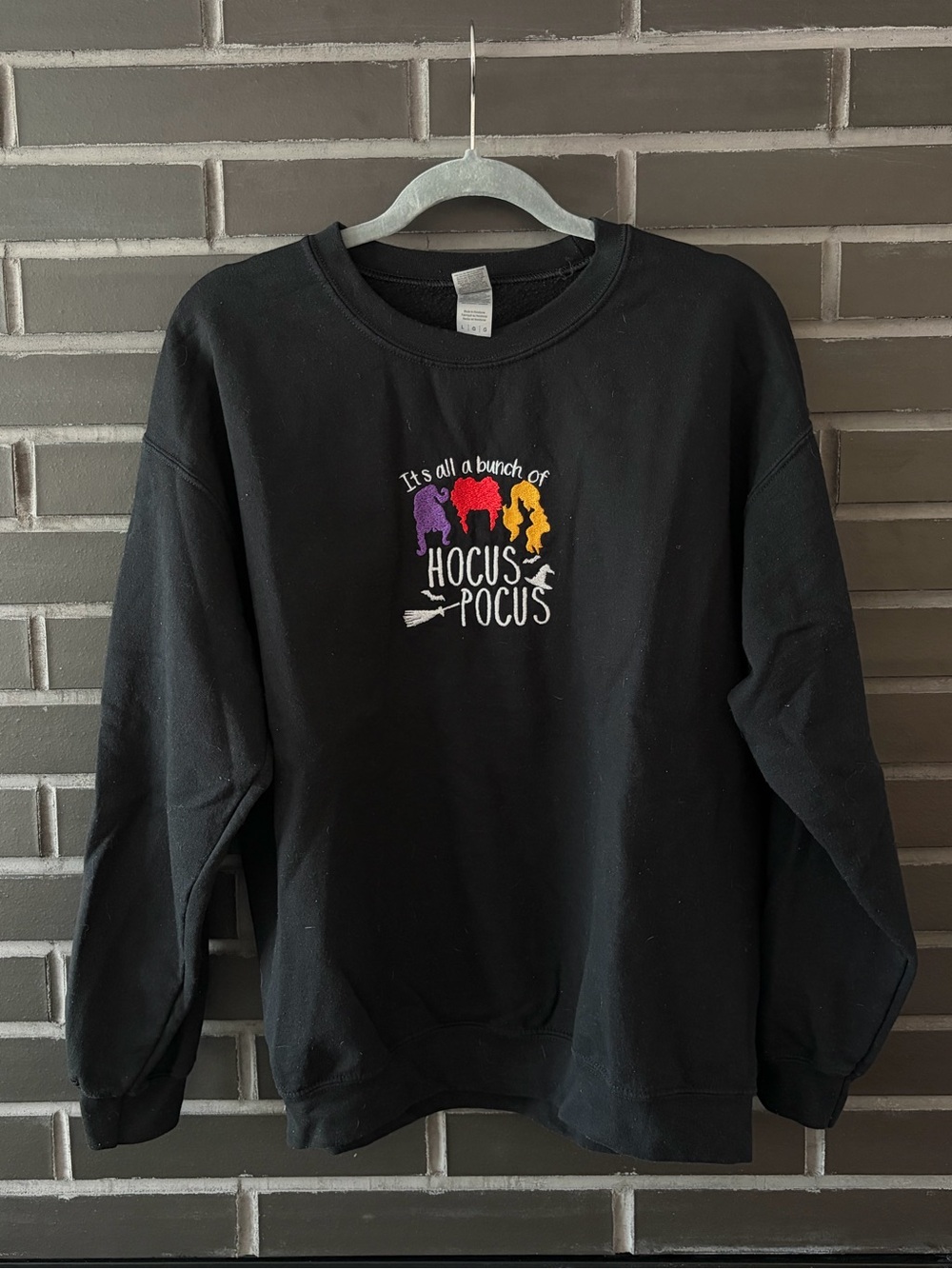 Hocus Pocus embroidered crewneck